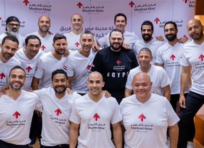 مدينة مصر توقع عقد رعاية أبطال فريق الماسترز لكرة اليد