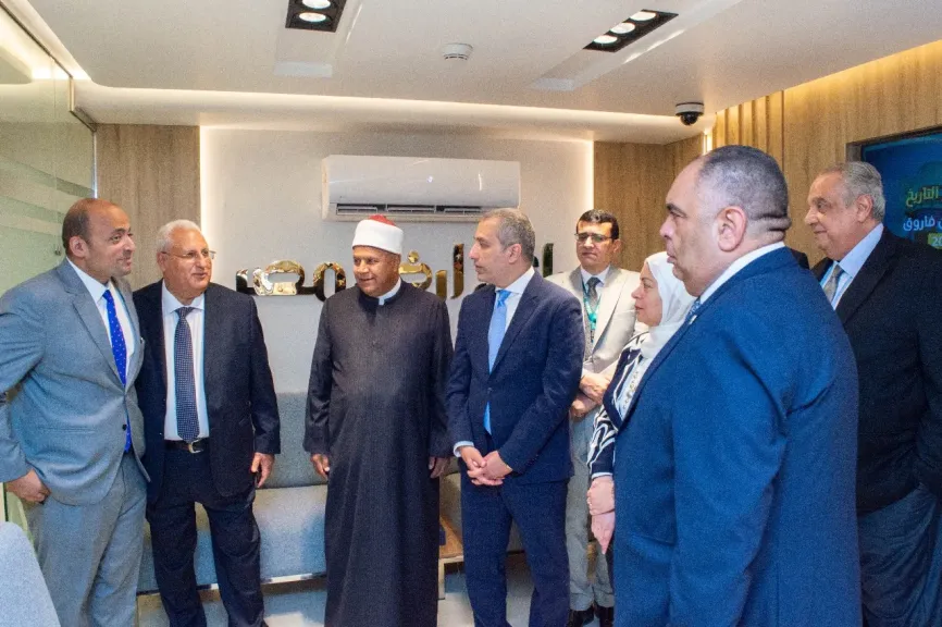 البنك الزراعي المصري يعيد افتتاح فرعه الاسلامي بالمهندسين بعد تطويره