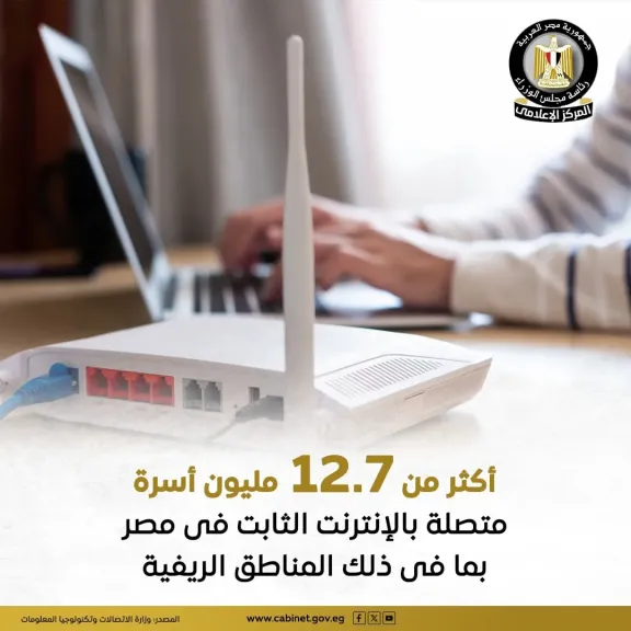 انفوجراف.. تطور قطاع الاتصالات في مصر خلال العقد الماضي