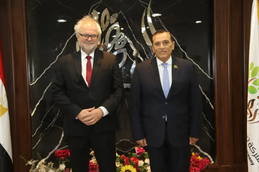 رئيس شركة تنمية الريف المصري الجديد يستقبل سفير بولندا لدى القاهرة لبحث سبل التعاون