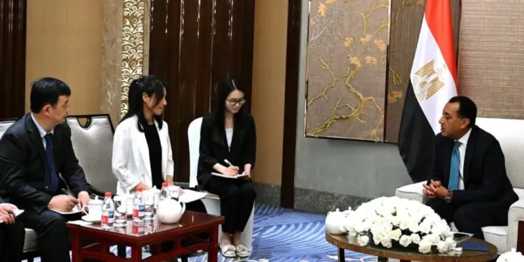 رئيس الوزراء يبحث مع شركة جيانغسو فينغهاي التعاون في الطاقة الجديدة