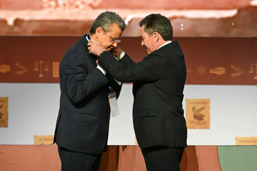 مصر تتسلم رسميًا رئاسة الإنتوساي مع انطلاق أعمال الإنكوساي 25 بشرم الشيخ مصر تتسلم رسميًا رئاسة الإنتوساي مع انطلاق أعمال الإنكوساي 25 بشرم الشيخ