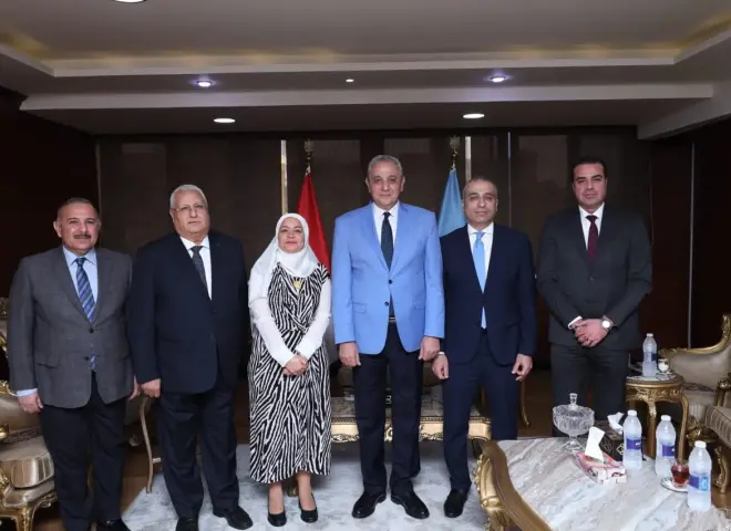 رئيس البنك الزراعي المصري يلتقي محافظ الغربية لدعم جهود تحقيق التنمية الزراعية وتحفيز الاستثمار