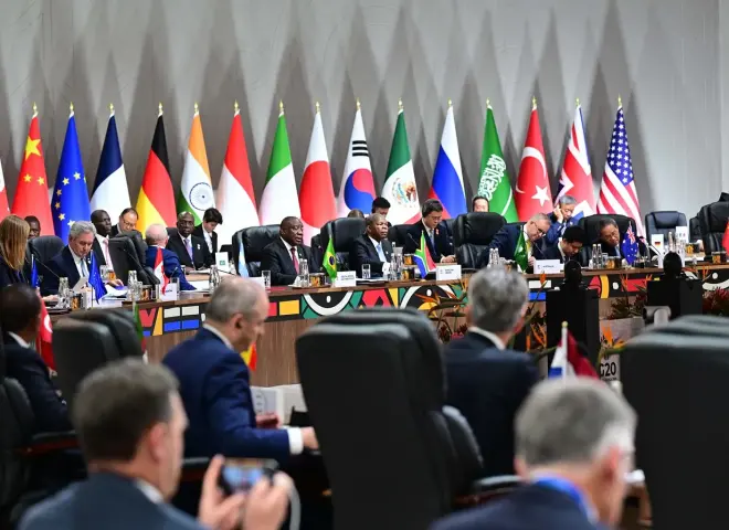 رئيس الوزراء يشارك في فعاليات الجلسة الافتتاحية لقمة مجموعة العشرين (G20) لعام 2025 بجوهانسبرج