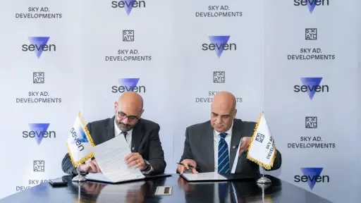 سكاي أبوظبي توقع اتفاقية مع شركة seven لتقديم حلول تمويلية مرنة للعملاء لتشطيب وحداتهم في مشروع ريزيدنس 8