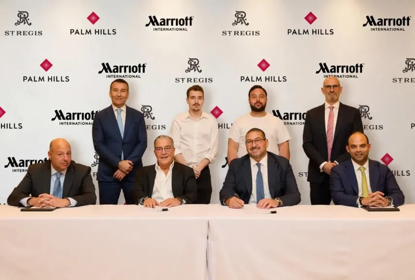 بالم هيلز توقع اتفاقية استراتيجية مع مجموعة ماريوت العالمية لتطوير فندق سانت ريجيس بالم هيلز- الجيزة