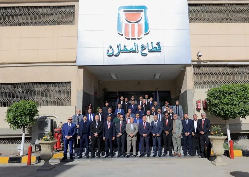 البنك الأهلي المصري يفتتح وحدة المراقبة المركزية لمخازن البنك