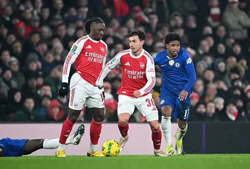 أرسنال يفوز على تشيلسي ويتأهل إلى نهائي كأس الرابطة