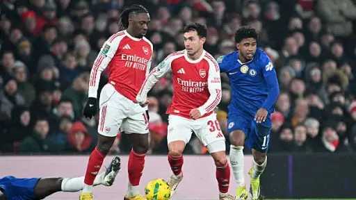 أرسنال يفوز على تشيلسي ويتأهل إلى نهائي كأس الرابطة