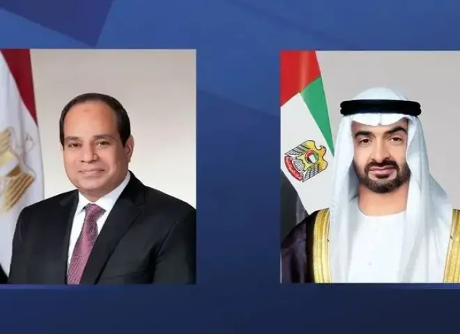 الرئيس السيسي يصل إلى الإمارات وبن زايد في مقدمة مستقبليه