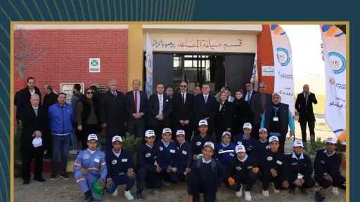 جاسكو وايثيدكو تساهمان في تأسيس قسم جديد بمدرسة العامرية الثانوية الصناعية*