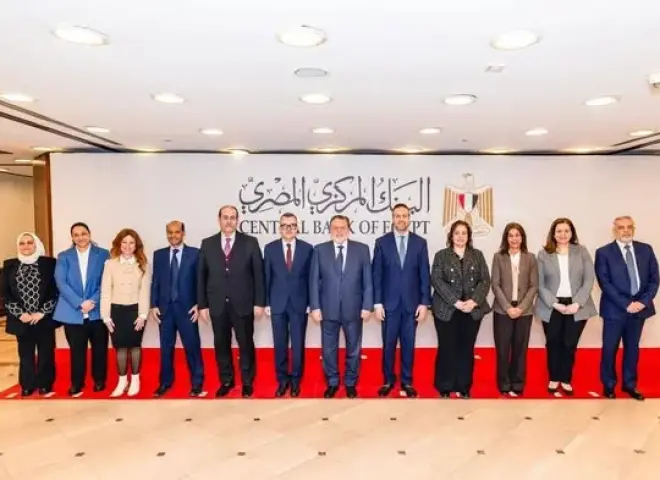 محافظ البنك المركزي المصري يبحث مع وزير التخطيط والتنمية الاقتصادية أوجه التعاون المشترك