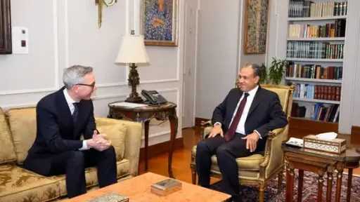 وزير الخارجية يلتقي الرئيس التنفيذي لشركة ”سكاتك” النرويجية