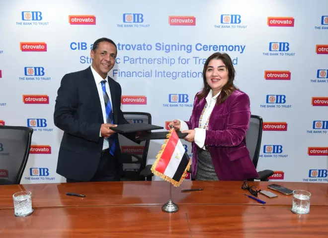 توقيع مذكرة تفاهم استراتيجية بين شركة أوتروفاتو والبنك التجاري الدولي (CIB)