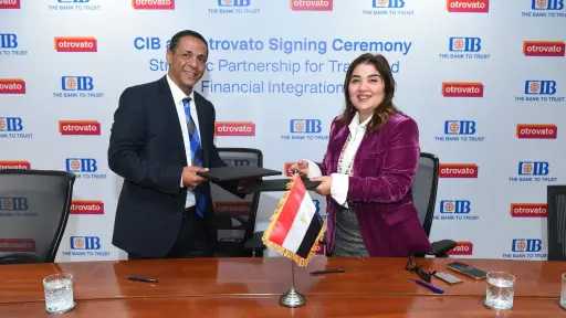 توقيع مذكرة تفاهم استراتيجية بين شركة أوتروفاتو والبنك التجاري الدولي (CIB)