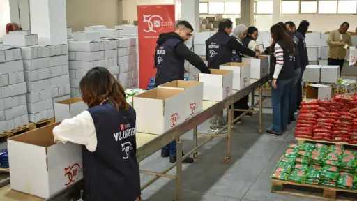 بنك saib يوزع كراتين رمضان بالتعاون مع جمعية الأورمان