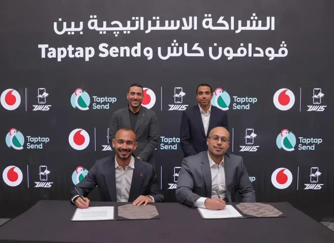 ڤودافون مصر وTaptap Send يوقعان شراكة لإتمام التحويلات الدولية للمصريين بالخارج