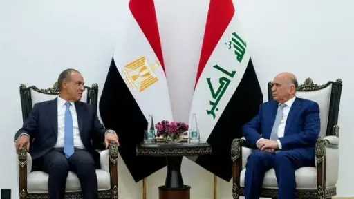 وزير الخارجية يبحث مع نظيره العراقي في بغداد العلاقات الثنائية والتطورات الإقليمية