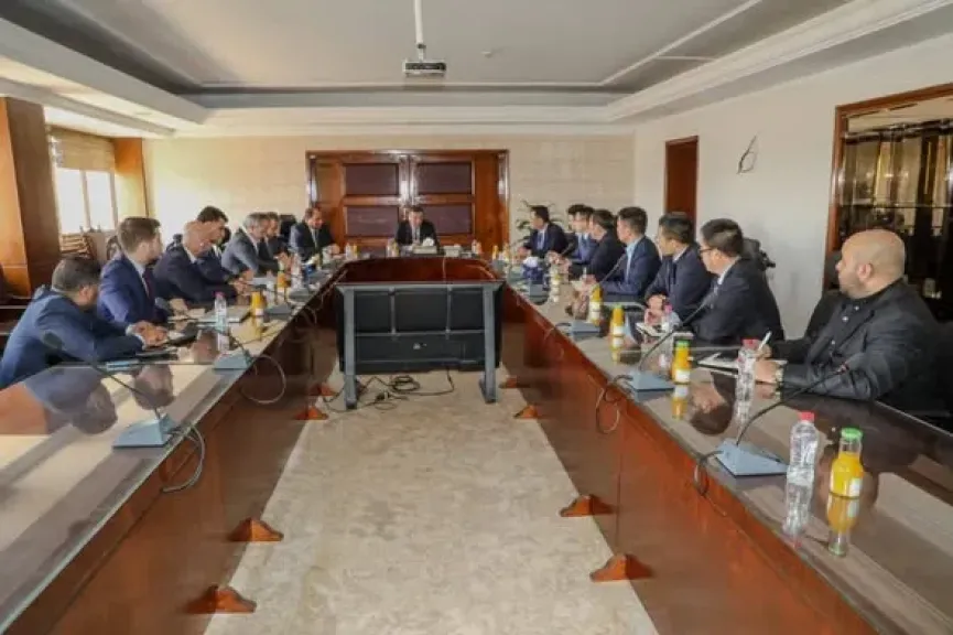 وزير الزراعة يبحث مع وفد من المستثمرين الصينيين آفاق التعاون