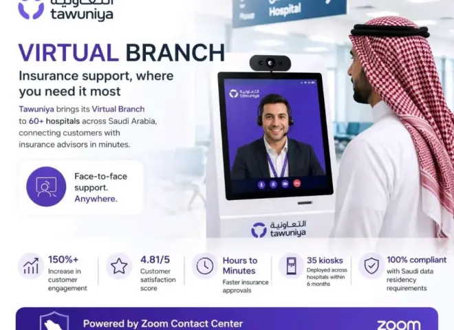 “زووم” ترسم خارطة طريق “الفروع الافتراضية” في المملكة لتعزيز كفاءة الخدمات الرقمية وخفض التكاليف