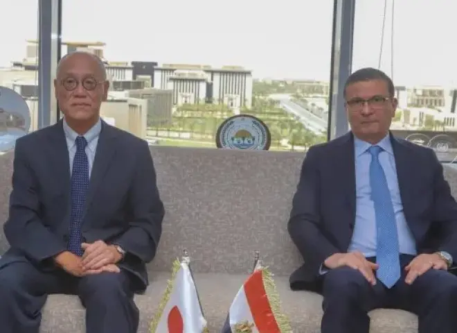 وزير الزراعة يبحث مع سفير اليابان نفاذ المنتجات المصرية للأسواق الآسيوية