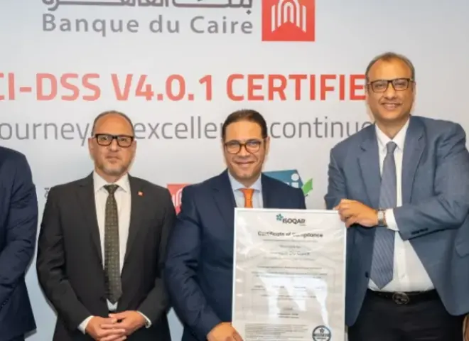 بنك القاهرة يجدد حصوله على شهادة PCI-DSS v4.0.1 العالمية لتعزيز أمن بيانات بطاقات الدفع