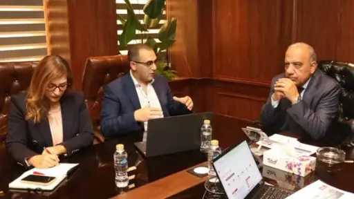 وزير الكهرباء يبحث مع شركة نكسوس انالاتيكا “Nexus Analytica “ العمل المشترك والتعاون