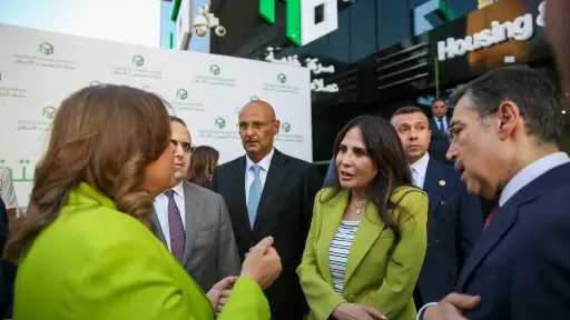 وزيرة الإسكان تفتتح مركز الإسكان المتخصص التابع لبنك التعمير والإسكان بمدينة القاهرة الجديدة