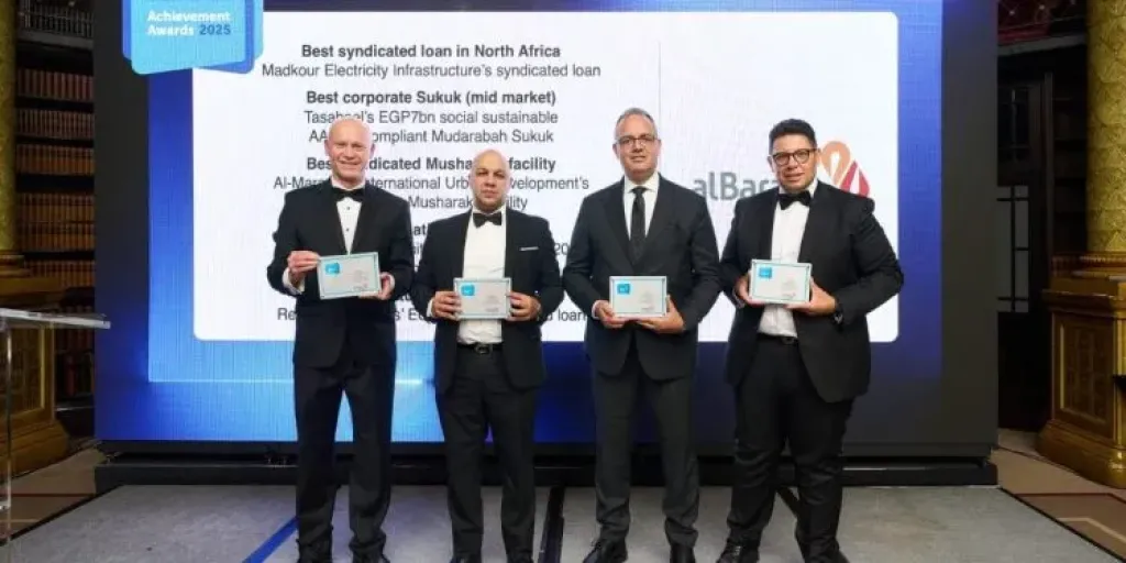 بنك البركة مصر يحصل على 10 جوائز دولية من “EMEA Finance”