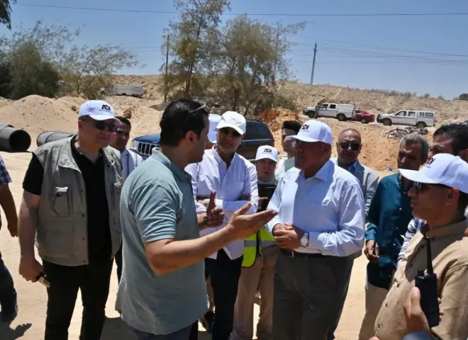 رئيس الهيئة العربية للتصنيع يتفقد مستجدات تنفيذ مشروعات المبادرة الرئاسية ”حياة كريمة ١” بقرى أسيوط
