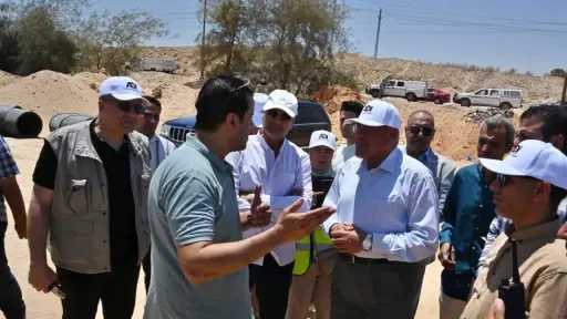 رئيس الهيئة العربية للتصنيع يتفقد مستجدات تنفيذ مشروعات المبادرة الرئاسية ”حياة كريمة ١” بقرى أسيوط