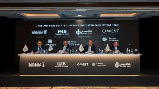 أوراسكوم للتنمية مصر توقع تمويلاً مشتركاً بقيمة 18 مليار جنيه لدعم استكمال تطوير مشروع «أو ويست- O West»