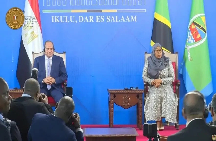 السيسي: نجحنا في تقريب وجهات النظر بين مصر وتنزانيا