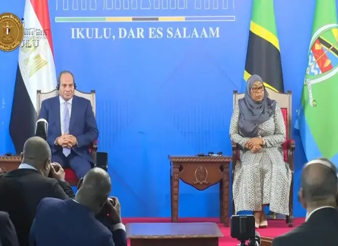 السيسي: نجحنا في تقريب وجهات النظر بين مصر وتنزانيا