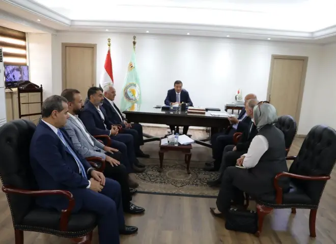 وزير الزراعة يلتقي وفداً من رجال الأعمال الأتراك لبحث فرص الاستثمار الشامل بالقطاع الزراعي والداجني