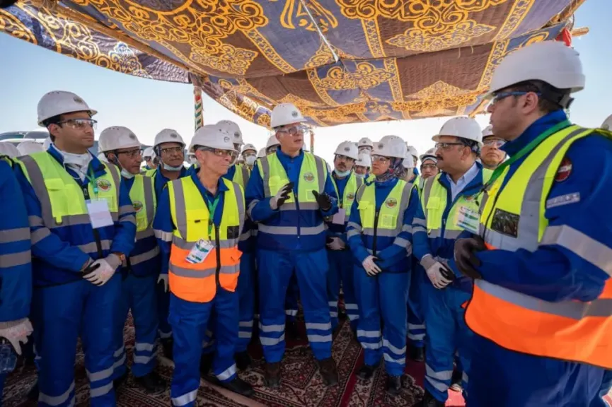 باستثمارات 658 مليون دولار.. وضع حجر الأساس لأول مجمع لإنتاج حامض الفوسفوريك بأبوطرطور