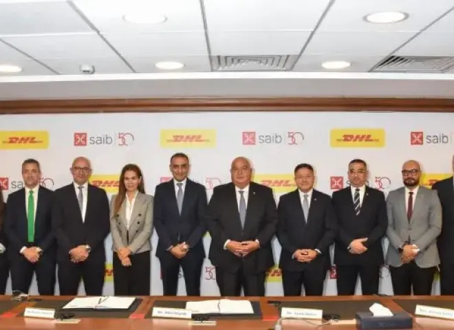 بنك saib يوقع شراكة مع DHL Express لتطبيق مبادرة Go Green Plus