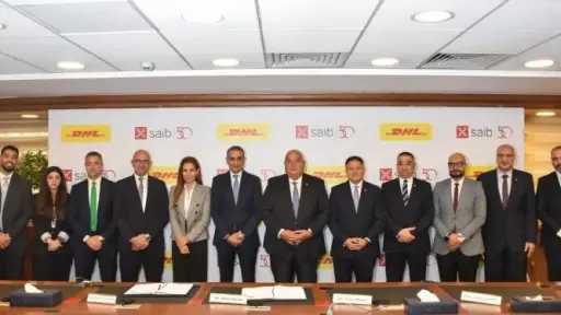 بنك saib يوقع شراكة مع DHL Express لتطبيق مبادرة Go Green Plus