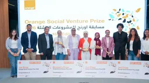اورنچ مصر تدفع جيلًا جديدًا من رواد الأعمال نحو المنافسة العالمية وتتوج 3 شركات ناشئة في OSVP 2026