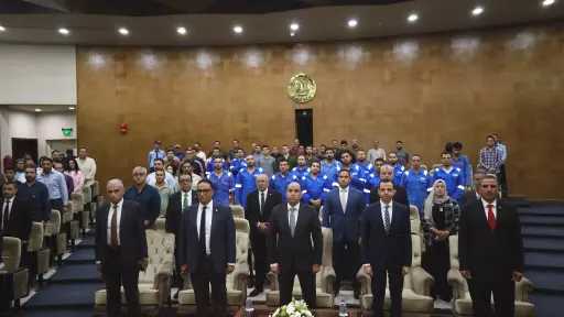 وزير العمل يشيد بإمكانات إيثيدكو وكفاءة العاملين خلال زيارته للشركة