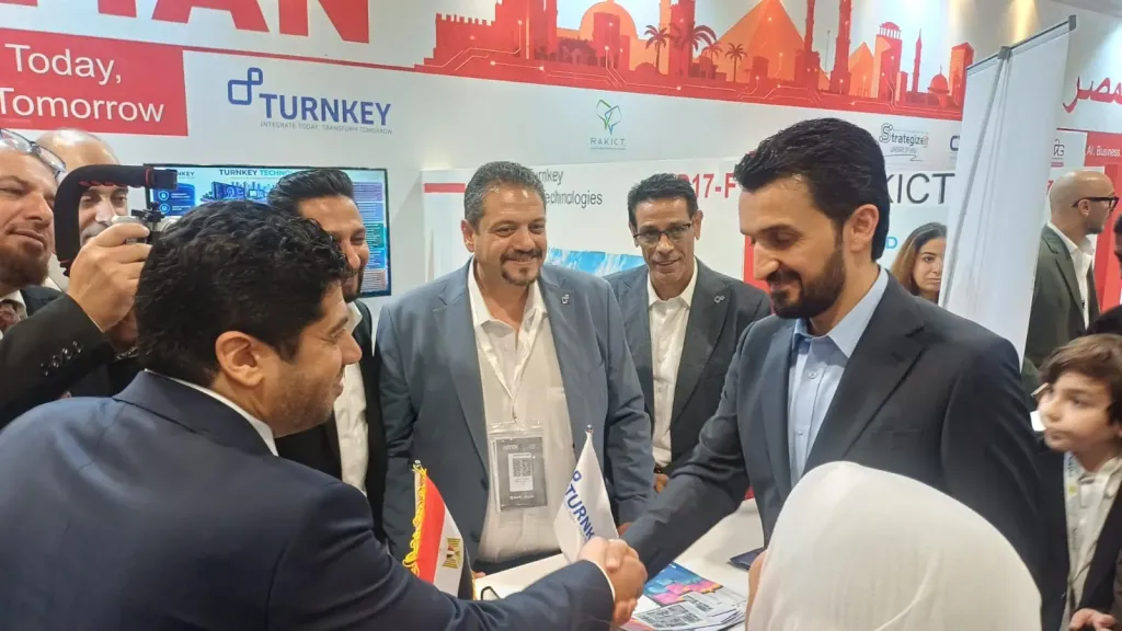 وزير الاتصالات العراقي يزور جناح شركة Turnkey Integrated Technologies خلال مشاركتها في مؤتمر ومعرض ITEX IRAQ 2026