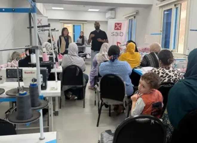 بنك saib يعزز الشمول المالي للسيدات بزيارة توعوية في المنوفية