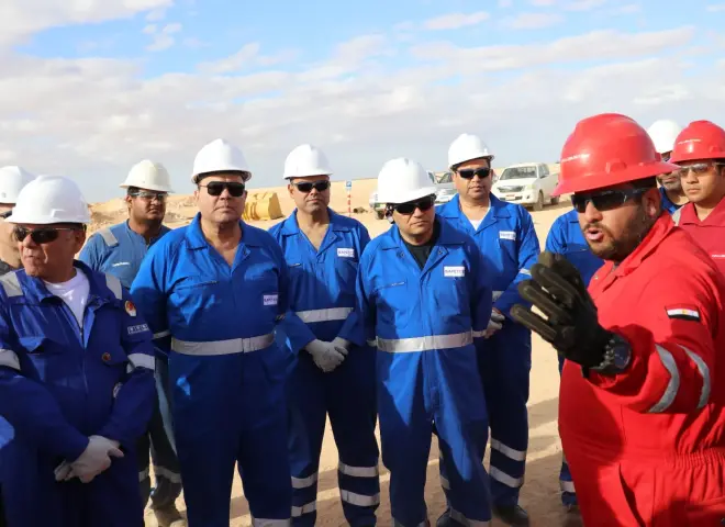 البترول: استعدادات لتنفيذ أكبر عملية تكسير هيدروليكي بالبئر «الأُبَيِّض H18» لتعزيز إنتاجه من الغاز